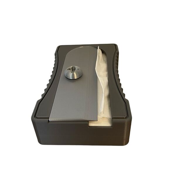 Vintage Twist Pencil Sharpener Tissue Box – Functional Décor with a Retro Look! - Picture 3 of 15